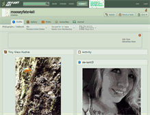 Tablet Screenshot of mooseyfate4all.deviantart.com