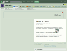 Tablet Screenshot of kohu-arts.deviantart.com