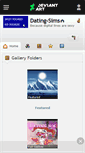 Mobile Screenshot of dating-sims.deviantart.com