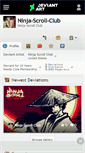 Mobile Screenshot of ninja-scroll-club.deviantart.com