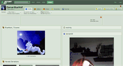 Desktop Screenshot of eternal-bluewolf.deviantart.com
