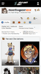 Mobile Screenshot of moonfoxgazer.deviantart.com