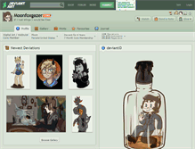 Tablet Screenshot of moonfoxgazer.deviantart.com