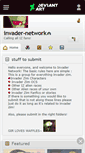 Mobile Screenshot of invader-network.deviantart.com