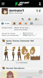 Mobile Screenshot of dominator5.deviantart.com