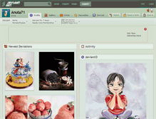 Tablet Screenshot of anuta71.deviantart.com