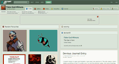 Desktop Screenshot of false-god-niimura.deviantart.com