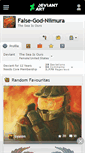 Mobile Screenshot of false-god-niimura.deviantart.com