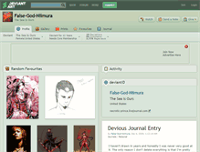 Tablet Screenshot of false-god-niimura.deviantart.com