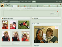 Tablet Screenshot of mai-yumi.deviantart.com