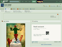 Tablet Screenshot of love-raider.deviantart.com
