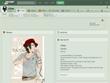 Tablet Screenshot of ciliee.deviantart.com