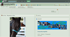Desktop Screenshot of dreamsrunningwild.deviantart.com