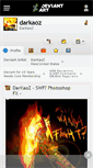 Mobile Screenshot of darkaoz.deviantart.com