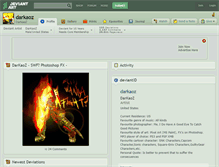 Tablet Screenshot of darkaoz.deviantart.com