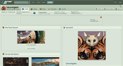 Desktop Screenshot of haruningster.deviantart.com