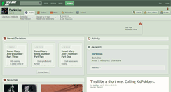 Desktop Screenshot of darkalias.deviantart.com