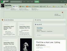 Tablet Screenshot of darkalias.deviantart.com
