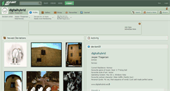 Desktop Screenshot of digitalhybrid.deviantart.com