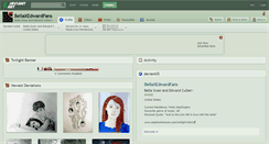 Desktop Screenshot of bellaxedwardfans.deviantart.com