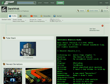 Tablet Screenshot of darewrek.deviantart.com