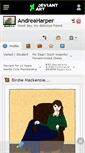 Mobile Screenshot of andreaharper.deviantart.com