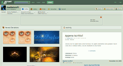 Desktop Screenshot of maddalons91.deviantart.com