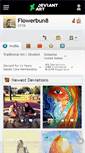 Mobile Screenshot of flowerbun8.deviantart.com