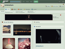 Tablet Screenshot of amberphynn.deviantart.com