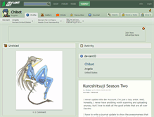 Tablet Screenshot of chibot.deviantart.com