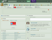 Tablet Screenshot of lynkos.deviantart.com