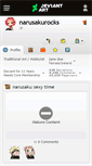 Mobile Screenshot of narusakurocks.deviantart.com