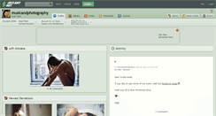 Desktop Screenshot of musicandphotography.deviantart.com