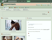 Tablet Screenshot of musicandphotography.deviantart.com