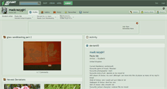 Desktop Screenshot of madcrazygirl.deviantart.com