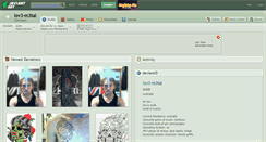 Desktop Screenshot of lov3-m3tal.deviantart.com