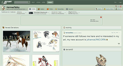Desktop Screenshot of harmaatabby.deviantart.com