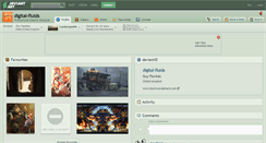 Desktop Screenshot of digital-fluids.deviantart.com