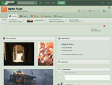 Tablet Screenshot of digital-fluids.deviantart.com