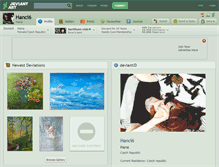 Tablet Screenshot of hanci6.deviantart.com