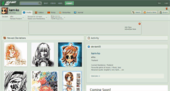 Desktop Screenshot of karn-ko.deviantart.com