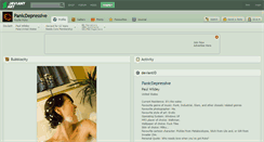 Desktop Screenshot of panicdepressive.deviantart.com
