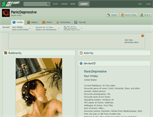 Tablet Screenshot of panicdepressive.deviantart.com