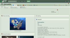 Desktop Screenshot of destroyahdes.deviantart.com