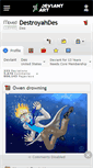 Mobile Screenshot of destroyahdes.deviantart.com
