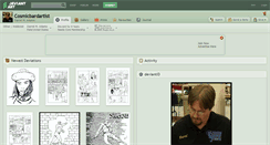 Desktop Screenshot of cosmicbardartist.deviantart.com