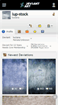 Mobile Screenshot of lup-stock.deviantart.com