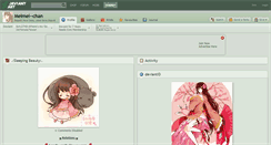 Desktop Screenshot of meimei--chan.deviantart.com