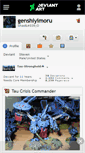 Mobile Screenshot of genshiyimoru.deviantart.com