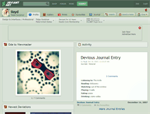 Tablet Screenshot of iloyd.deviantart.com